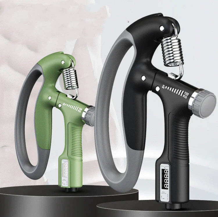 Smart Counting Grip with adjustable resistance for hand and forearm training