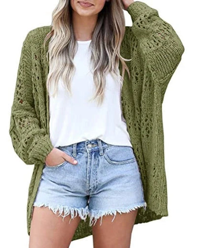 Lightweight loose cardigan sweater in various colours, perfect for stylish layering