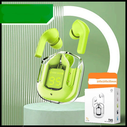 Premium true wireless Bluetooth 5.3 earbuds with digital display, noise reduction, and long battery life.