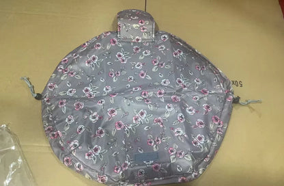 Stylish and practical cosmetic bag with multiple color and pattern options, featuring a drawstring closure and roomy interior for easy organization during travel.
