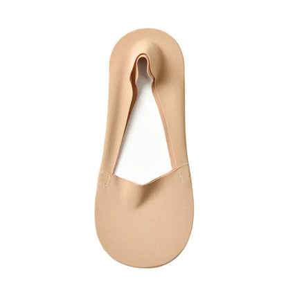 Silicone Non-Slip Shallow Boat Socks for Ladies in various colors, including black, skin, khaki, silver, and more.