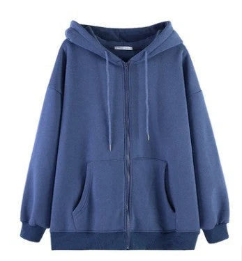 Cosy fleece loose cardigan jacket with lace detailing in various colours