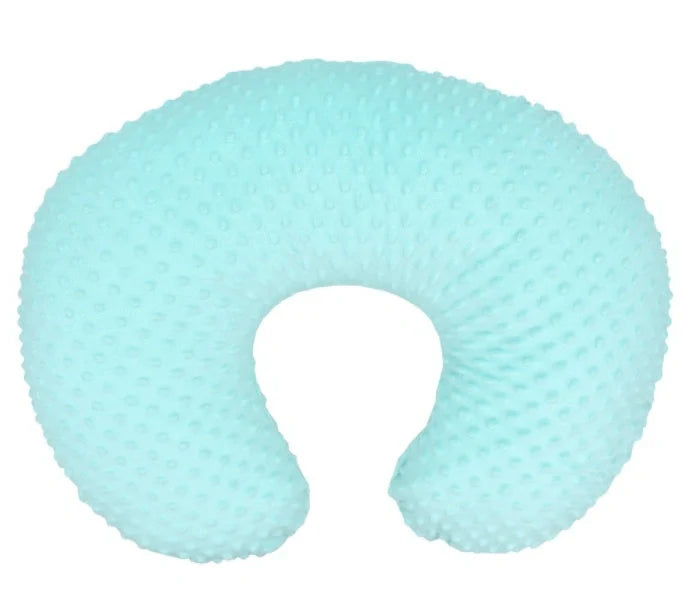 U-shaped nursing pillow pillowcase in coral fleece, available in multiple colours