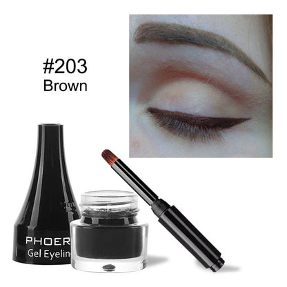 PHOERA Ten-Colour Eyeliner Set showcasing vibrant shades for creative makeup looks