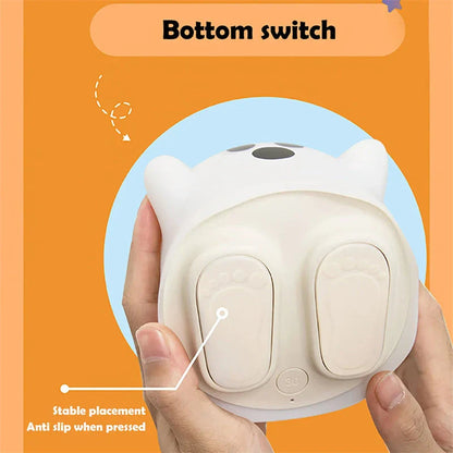 A cozy silicone night light with a touch sensor, perfect for bedside or any room in the home