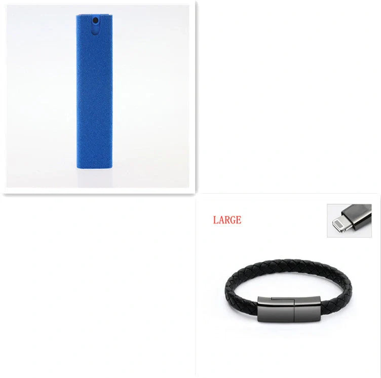 2-in-1 phone and computer screen cleaner kit with microfiber cloth for effective screen cleaning