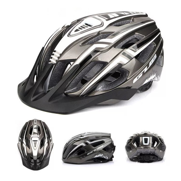 USB Charging Helmet with integrated taillight in bright colours for night cycling safety