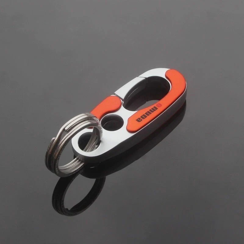 Meida Men's Solid Metal Waist Hanging Car Keychain in various colours