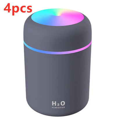 Mini USB Humidifier with Soothing Mist, Quiet Operation, and Automatic Shut-Off for Bedrooms