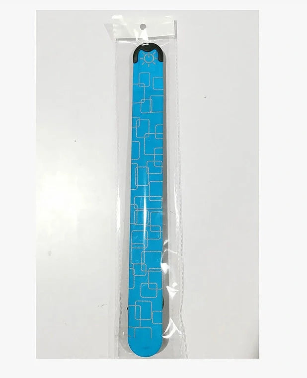 Rechargeable Nylon LED Sports Bracelet for night safety with bright illumination