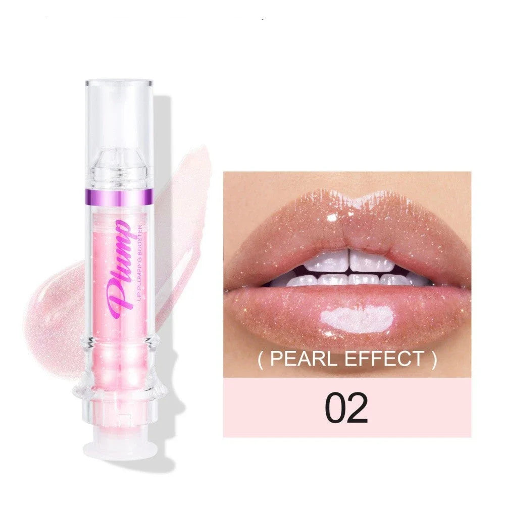 Glossy Luxury Lip Gloss in various shades with a mirror-like shine and hydrating formula