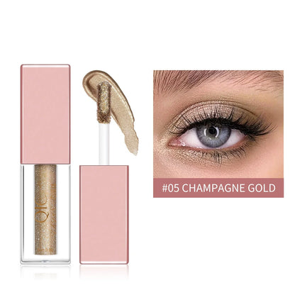 Liquid Eyeshadow with Diamond Pearlescent Finish in various colors