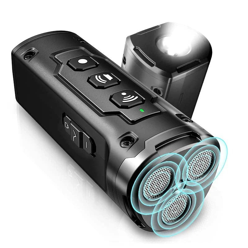 Dog Drive Ultrasonic Three-head Bark Plug Torch with LED flashlight in various colours