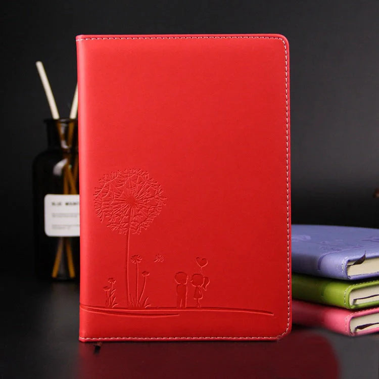 Premium customisable PU leather business notebook in various colours