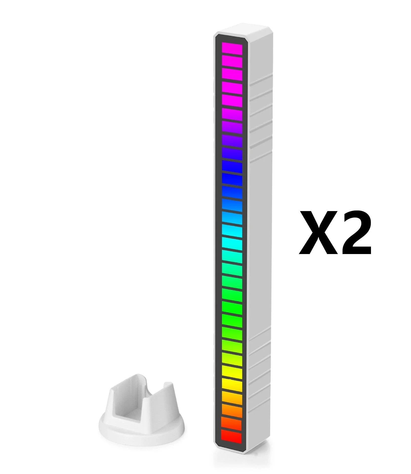 Ambient Music-Syncing LED Strip Lights with Automatic Rhythm Detection and Full Color Spectrum