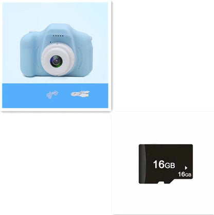 A colorful, cartoon-inspired digital camera for kids with fun filters and high-quality features