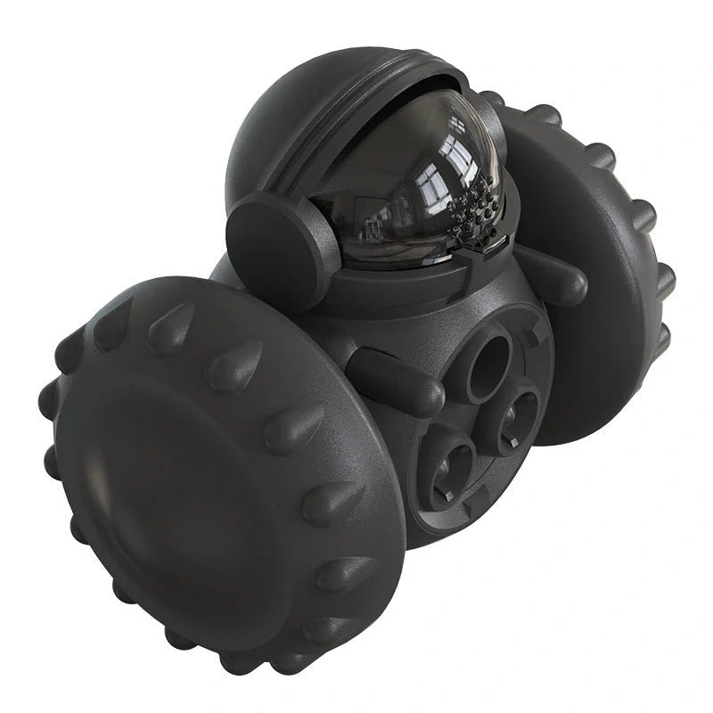Tumbler Balance Car Dog Toy in vibrant colours, promoting pet intelligence through interactive play