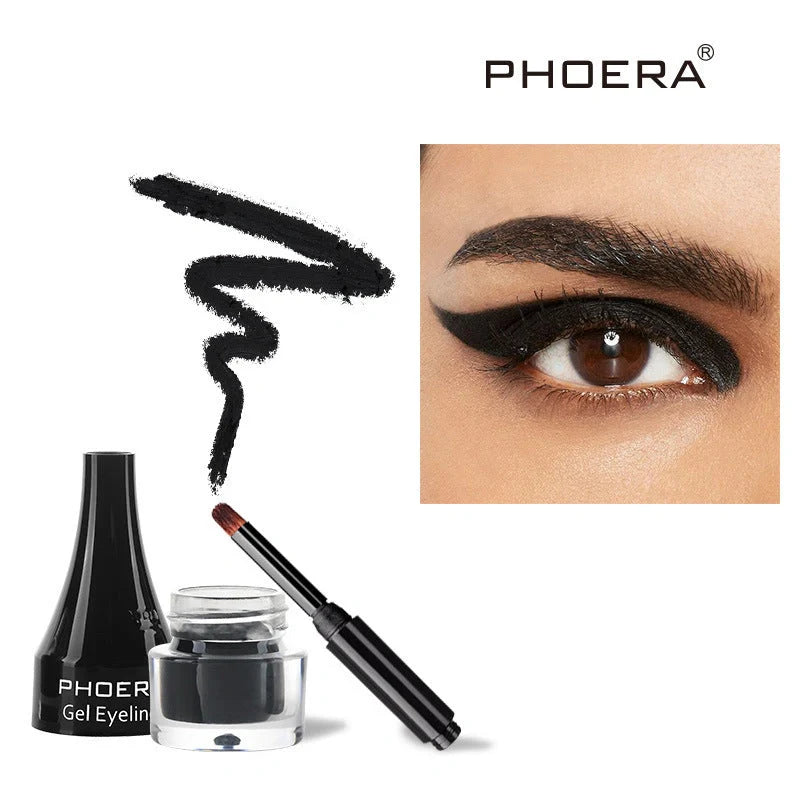 PHOERA Ten-Colour Eyeliner Set showcasing vibrant shades for creative makeup looks