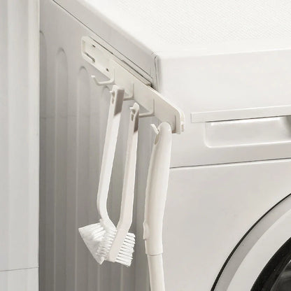 Four-row gap hook for kitchen and bathroom storage, no drill installation