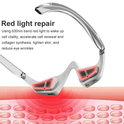Eye Massager with Micro-Current Therapy for Relaxation, Wrinkle Reduction, and Dark Circle Removal