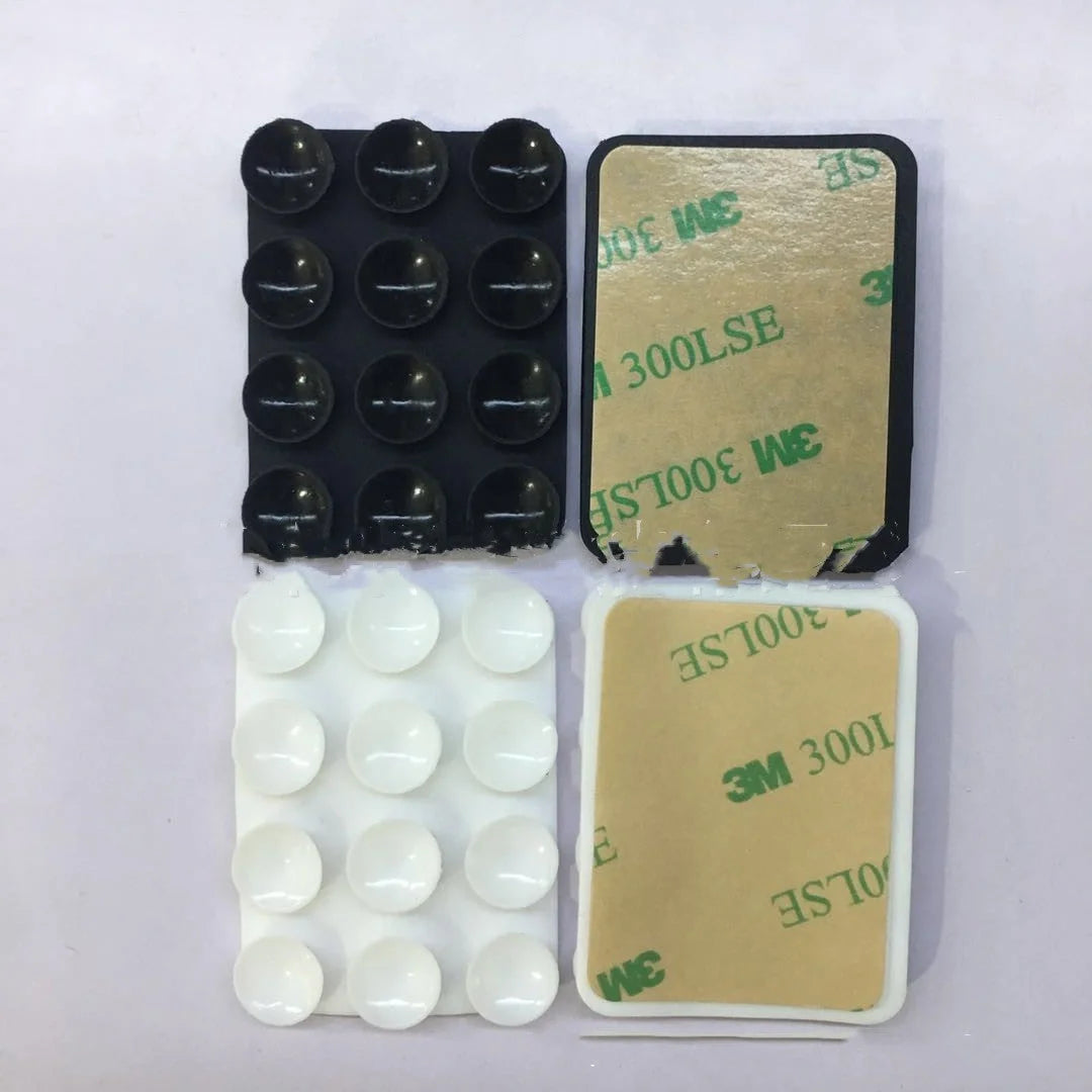 24 Grain Square Silicone Suction Cup for mobile phone and charging bank