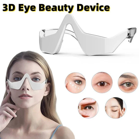 Eye Massager with Micro-Current Therapy for Relaxation, Wrinkle Reduction, and Dark Circle Removal