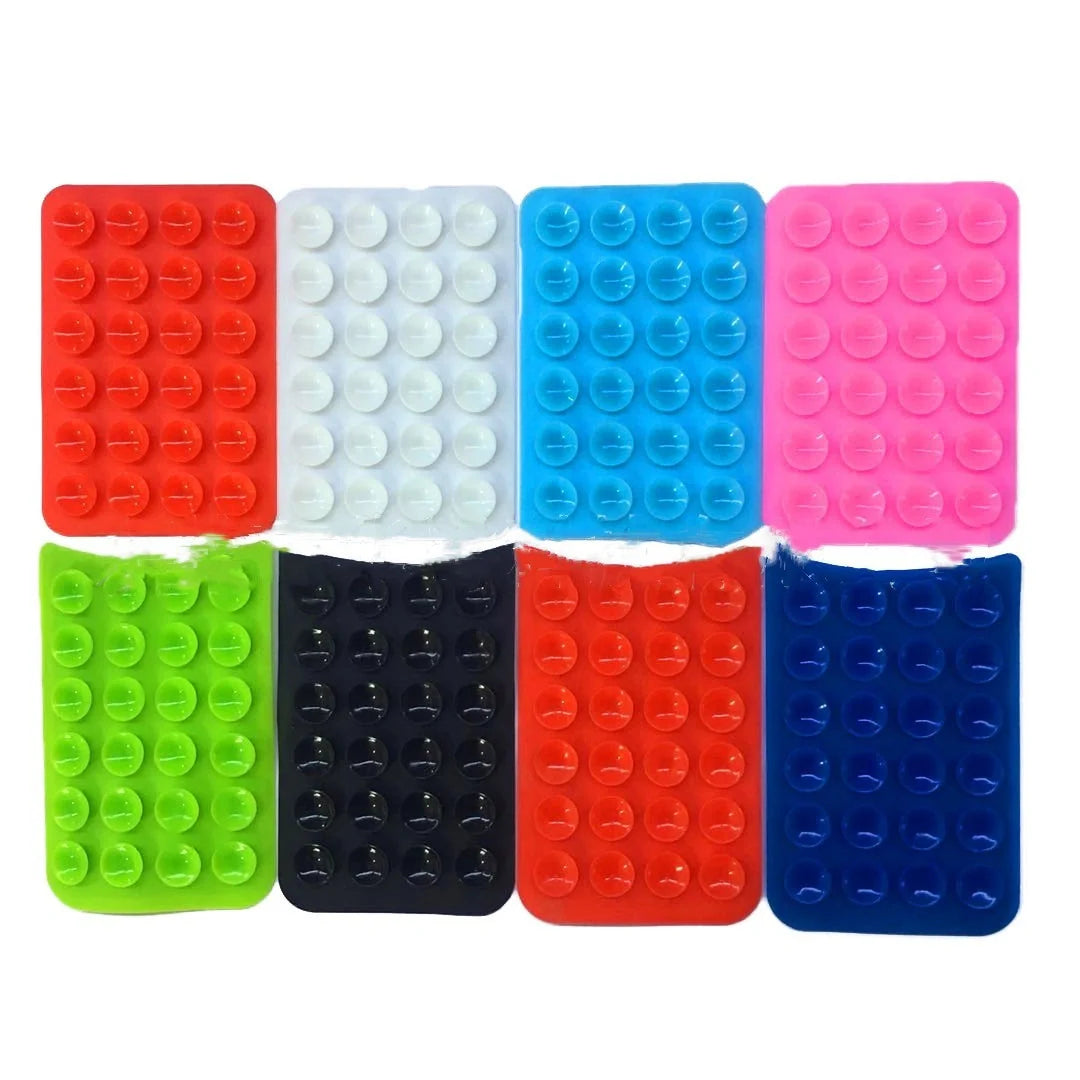 24 Grain Square Silicone Suction Cup for mobile phone and charging bank