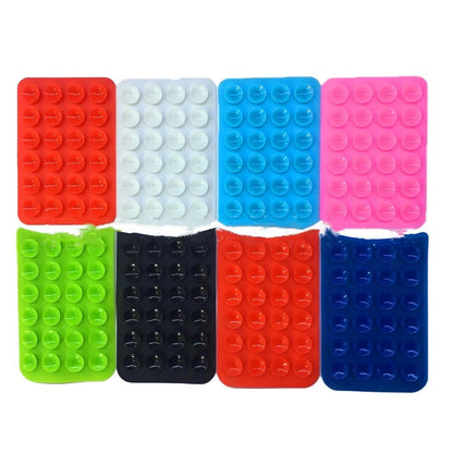 24 Grain Square Silicone Suction Cup for mobile phone and charging bank