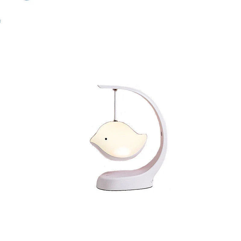 Soothing Bedside Lamp: Multi-Color Dimmable LED Bird Night Light with Stepless Dimming and USB Charging