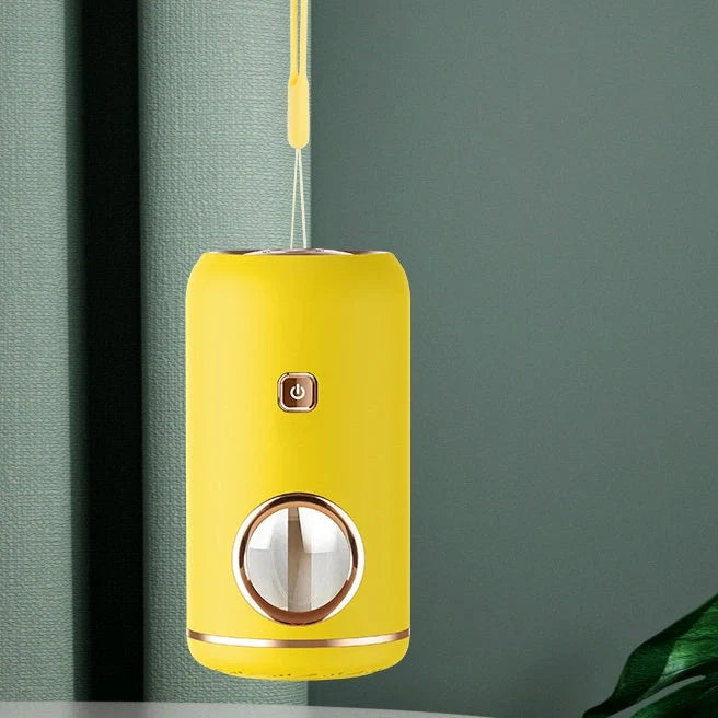Portable mosquito repellent lamp with light wave and electric shock technology
