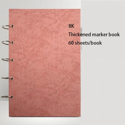 Premium Freehand Sketchbook with Vibrant Cover Designs - Versatile Notebook for Artists in the UK