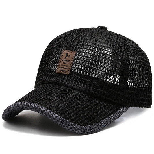 Big Eaves Summer Men's Outdoor Sunshade Baseball Cap in black, blue, gray, and dark gray
