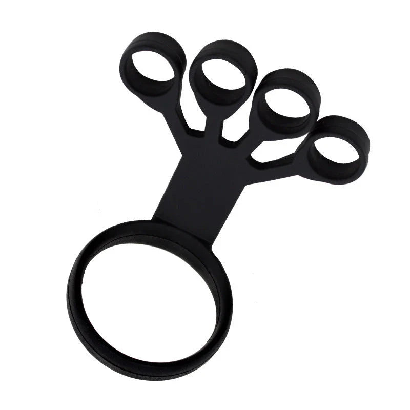 Premium silicone finger strengthener device for improving hand grip, relieving arthritis pain, and building finger dexterity