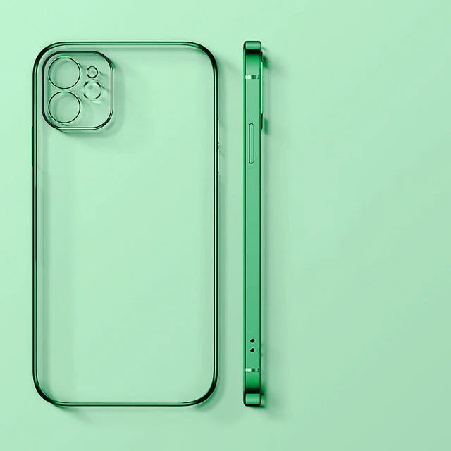 Transparent and ultra-thin mobile phone case in various colours for iPhone 12 Pro Max