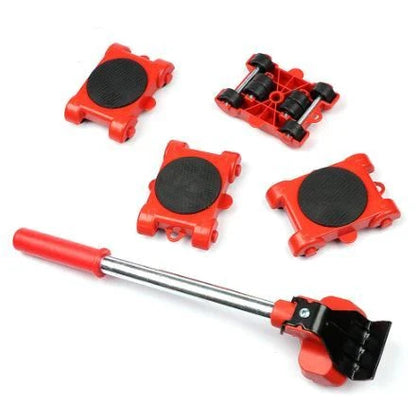 Furniture Lifter Tool Set with mover pads for effortless relocation of heavy sofas, bookcases, tables, and more
