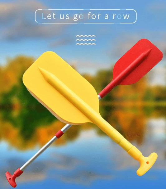 Retractable aluminium alloy paddle for boats, compact and durable design