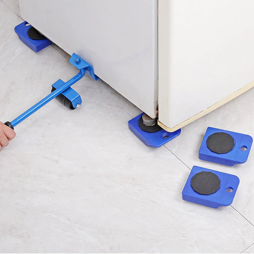 Furniture Lifter Tool Set with mover pads for effortless relocation of heavy sofas, bookcases, tables, and more