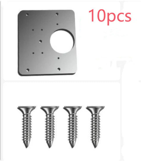 Stainless steel hinge repair installation device for furniture restoration