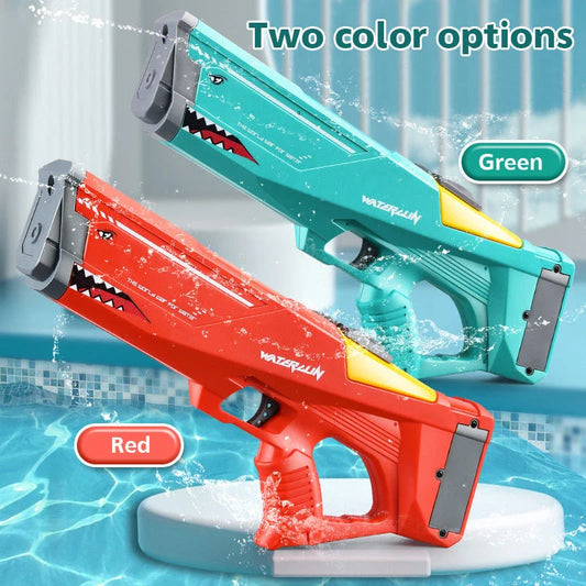 Powerful Shark-Themed Electric Water Blaster - Perfect for Summer Fun, Durable ABS Construction, High-Pressure Continuous Stream, Large 500ml Water Tank