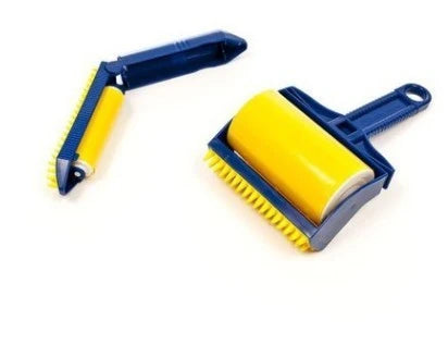 Reusable lint roller with powerful adhesive for picking up pet hair, dust, and other debris from clothes, furniture, and more