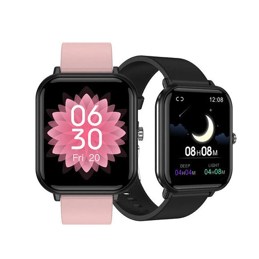 Q9 Pro Smart Bracelet Watch in various colors showcasing its sleek design and touch screen