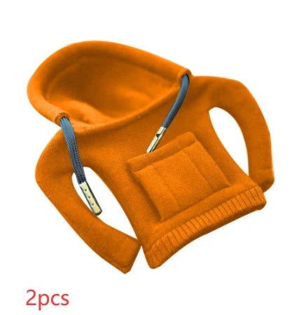 Universal gear knob cover hoodies in pure cotton for cars