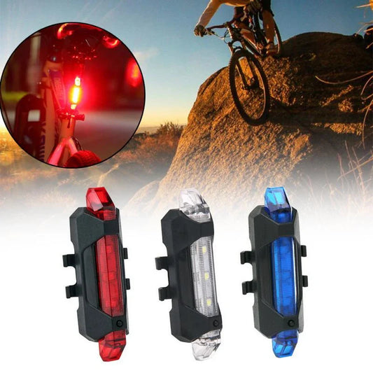 Bright and Weatherproof USB Rechargeable Bicycle Light Set with Multiple Lighting Modes for Enhanced Visibility and Safety on UK Roads