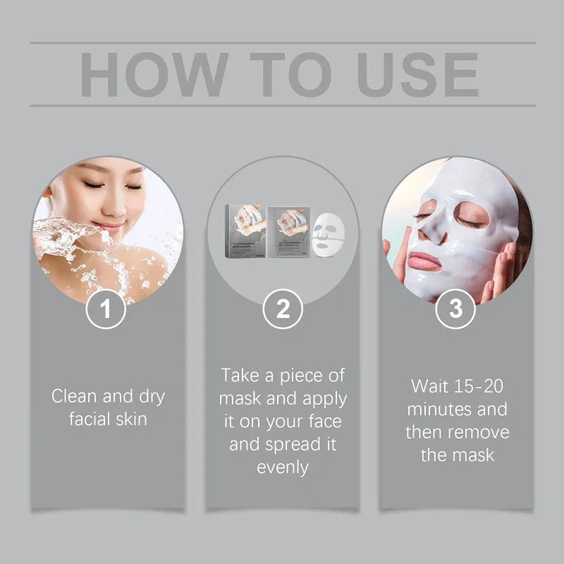 Bio Collagen True Deep Mask for overnight facial hydration and anti-aging