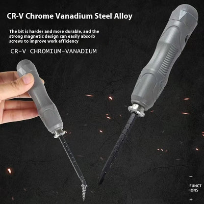 Premium 17-in-1 Magnetic Screwdriver Set, featuring chrome vanadium steel construction and a range of precision heads for diverse applications.