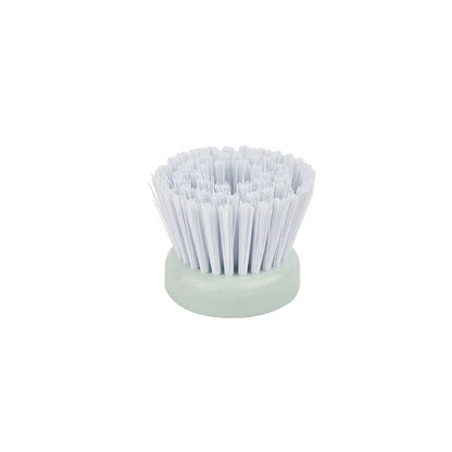 Pot brush with soap dispenser in milk white and mint green options