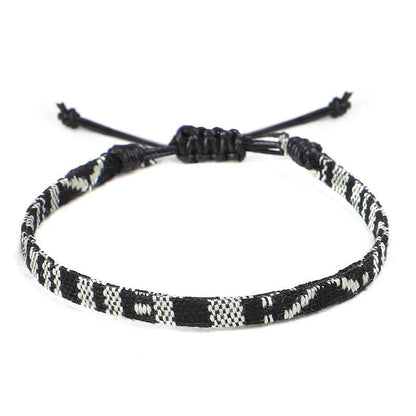 Hand Woven Rainbow Colour Anklet Bohemian Style