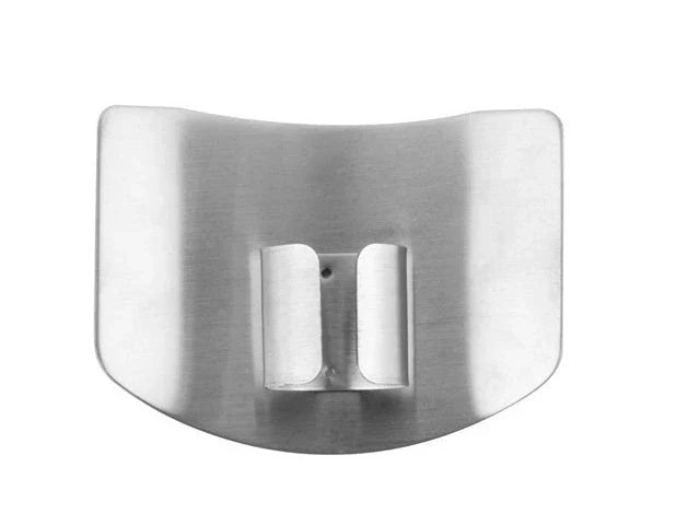 Premium stainless steel finger guard for safe and precise cutting in the kitchen