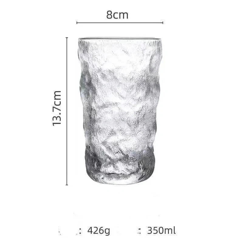 Whiskey Glass Frosted Coffee Cup in Japanese style with heat insulation