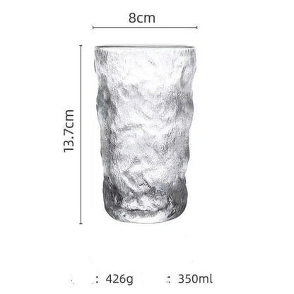 Whiskey Glass Frosted Coffee Cup in Japanese style with heat insulation